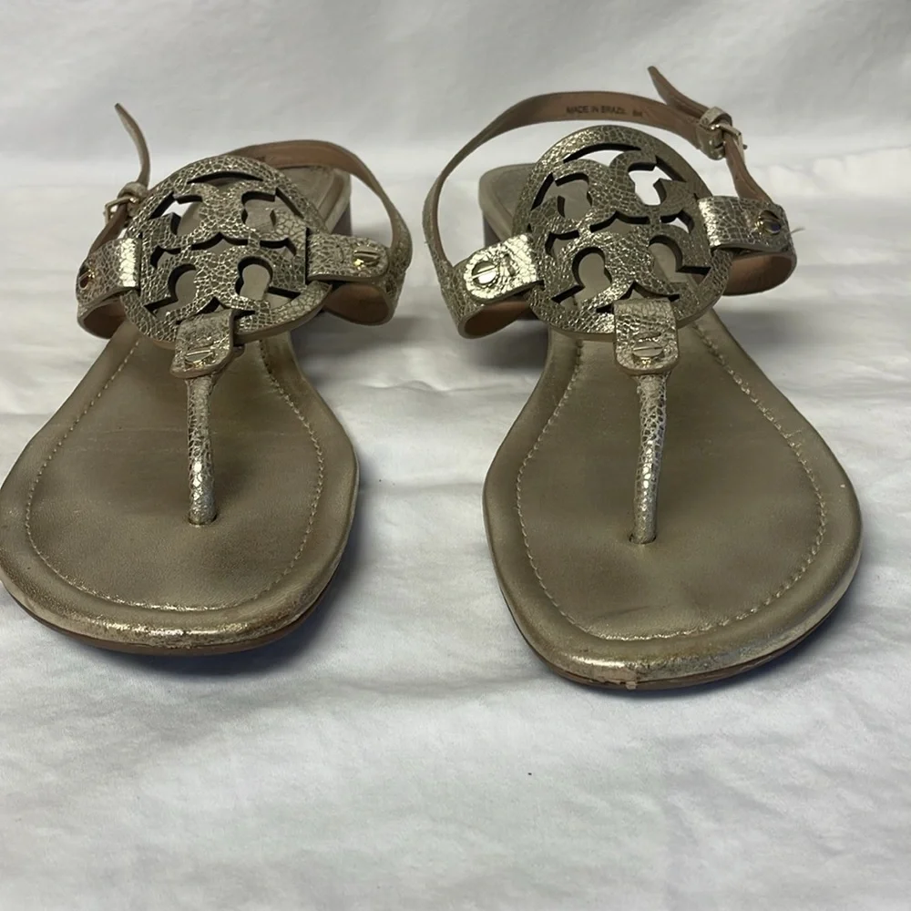 Tory Burch Gold Women's Sandals - Picture 6 of 10